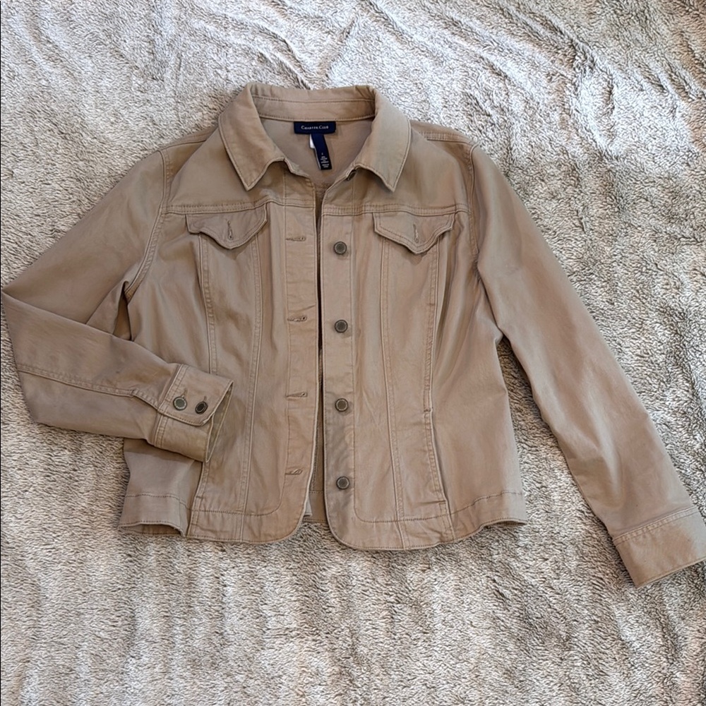 Charter Club Tan Jacket